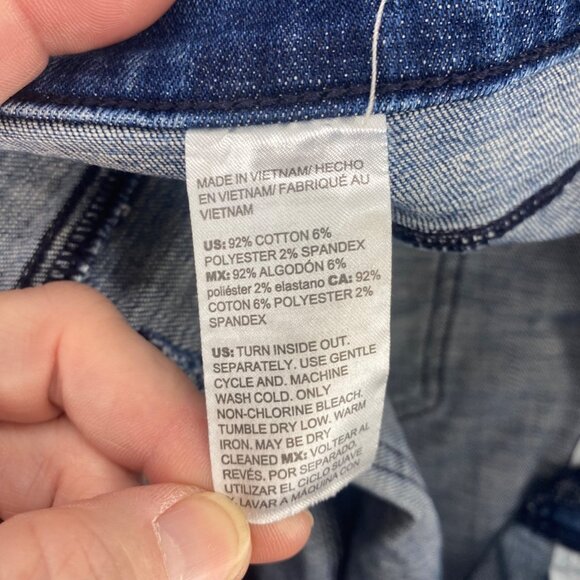 Chicos Jeans Womens 2 US 12 Blue So Slimming Girlfriend Ankle Medium Wash Denim - Picture 6 of 11